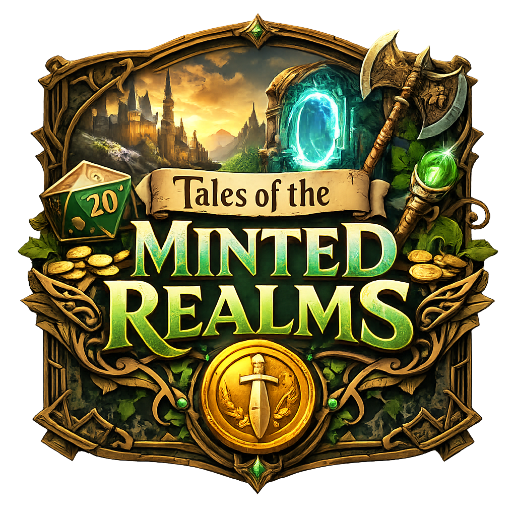Tales of the Minted Realms game logo